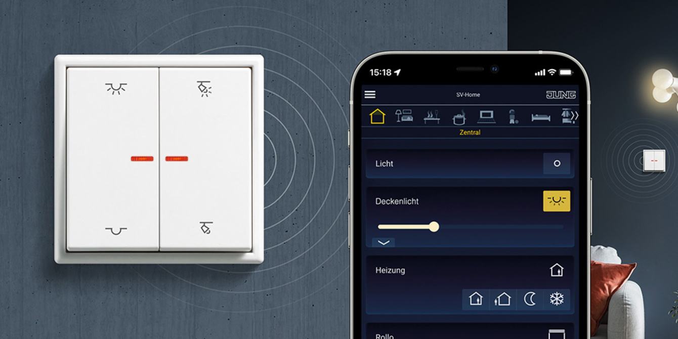 KNX RF Taster bei Elektro Eberlein in Bad Steben Bobengrün